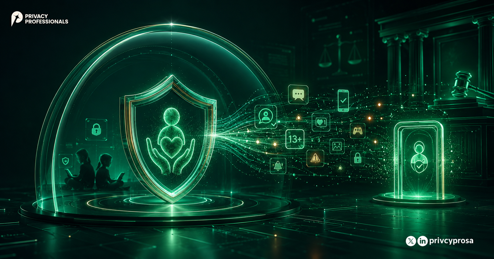 حماية الأطفال على الإنترنت من مخاطر المنصات الرقمية باستخدام ضمان العمر